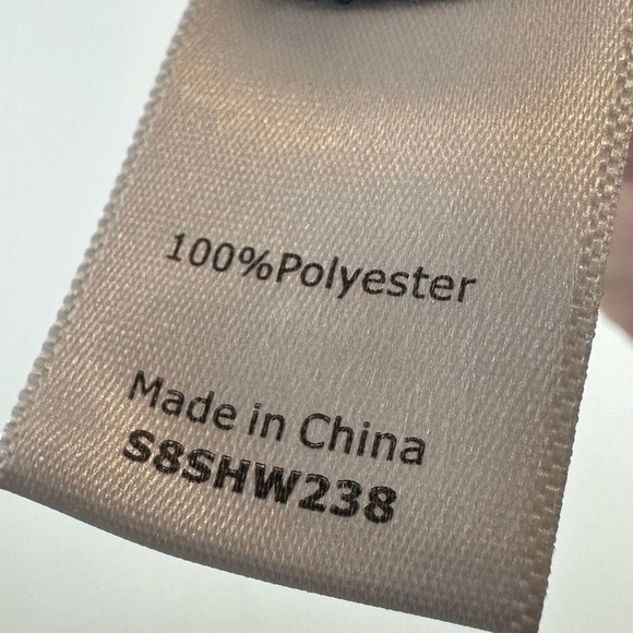 41 Hawthorn Navy Bird Print Blouse Tie Sleeve L 🔥 - Picture 4 of 6